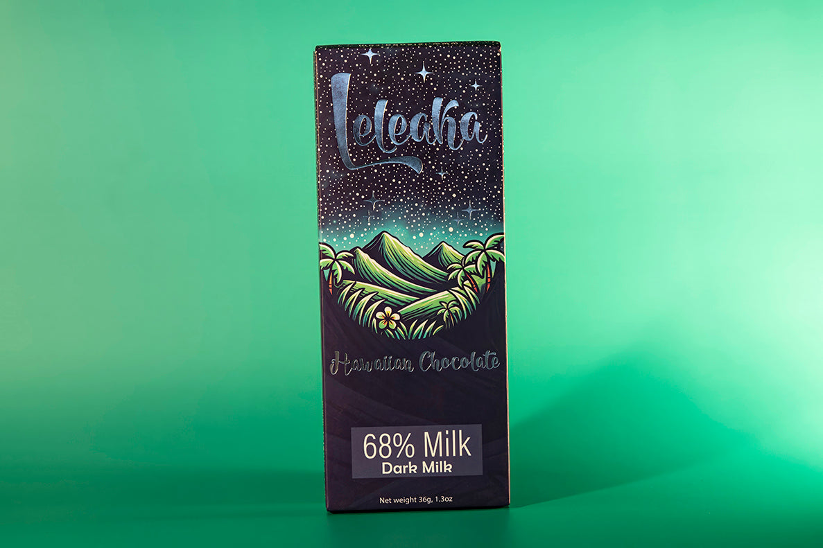 68% Dark Milk Chocolate Bar