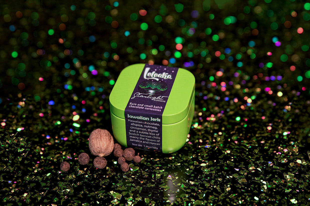 A small green tin containing Jawaiian Jerk stars